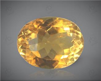 Yellow Citrine Natural Certified  6.17CTS-8561